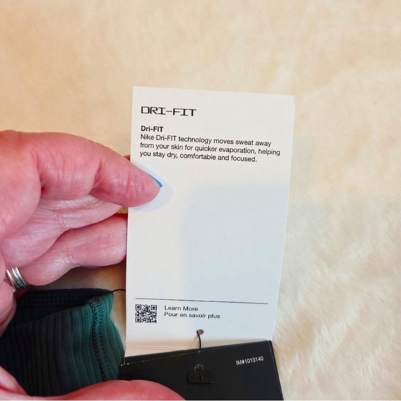 Nike Zenvy Ribbed High-Rise 7/8 Leggings Faded Spruce Green - NWT XS Womens - Picture 4 of 10